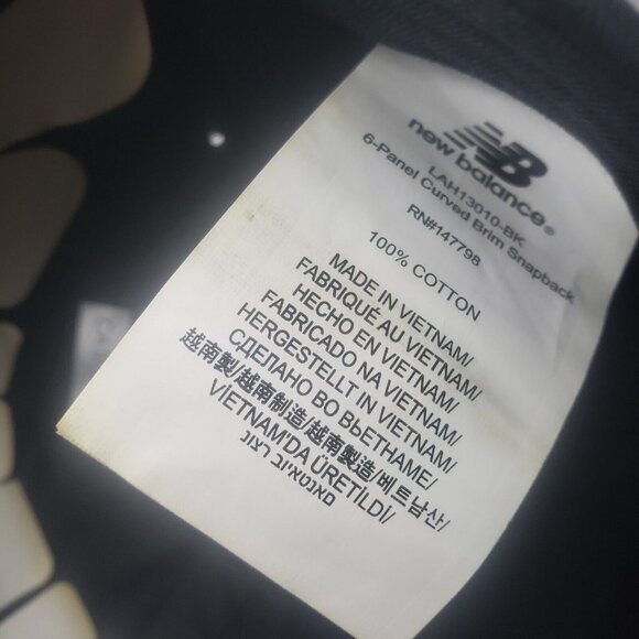 New Balance NB 6 Panel Adult One Size Blue Adjustable Classic Dad Hat Strapback - Picture 9 of 16